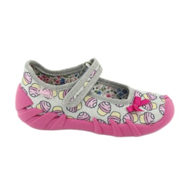 Chaussures enfant Befado 109P197 rose gris