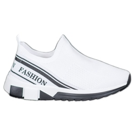 SHELOVET Ajouré Slipony Mode blanc
