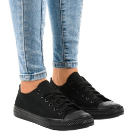 Baskets noires classiques pour femmes WQ801 le noir