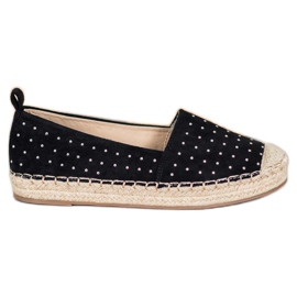 Goodin Espadrilles En Daim Noir