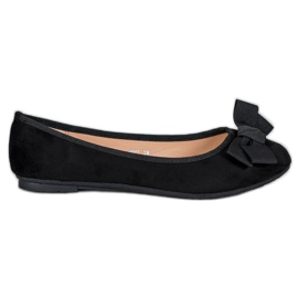 Clowse Ballerines élégantes avec un nœud le noir
