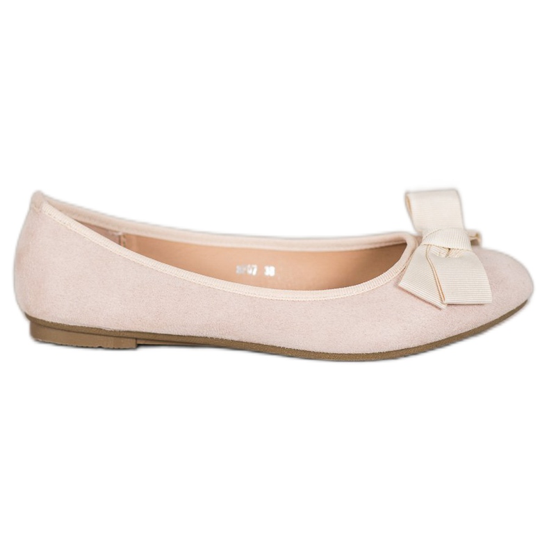 Clowse Ballerines élégantes avec un nœud brun