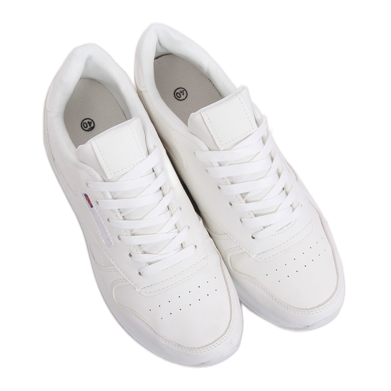 Chaussures de sport pour femmes blanches BK938 Blanc Chaussures de sport pour femmes blanches BK938 Blanc