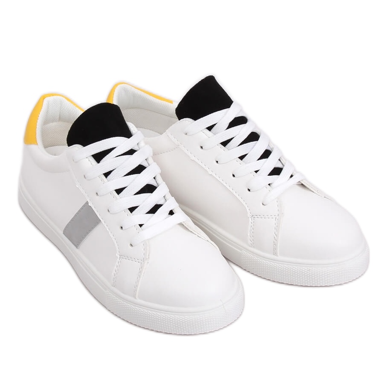 Baskets femme blanches WB811 BLANC / NOIR le noir