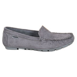 Mocassins classiques VINCEZA gris