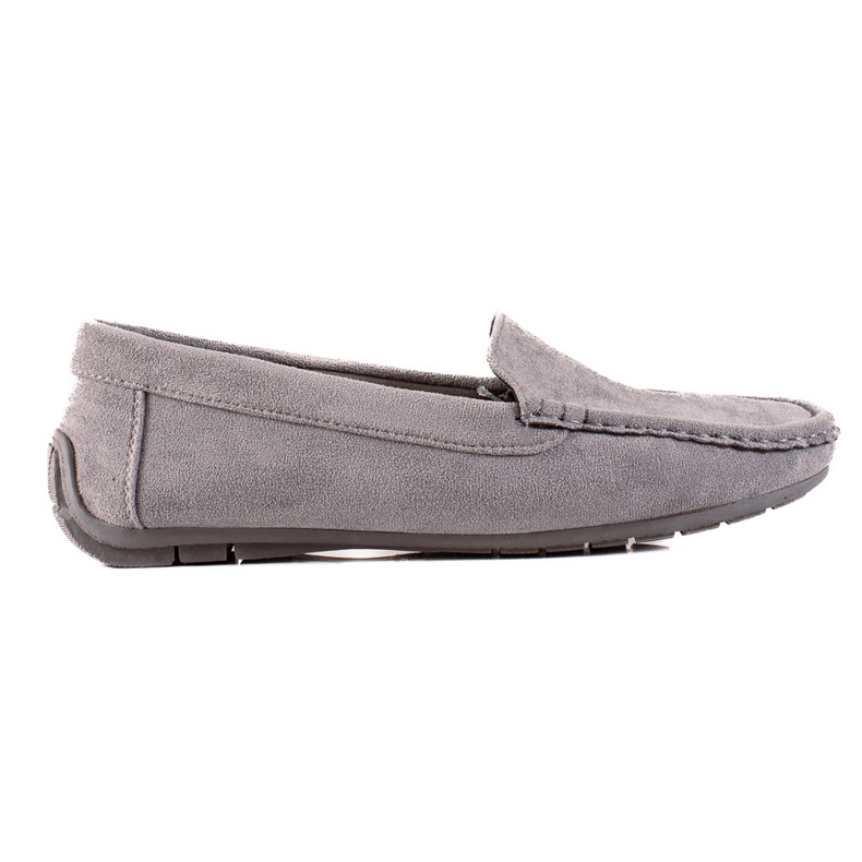 Evento Mocassins confortables en daim gris