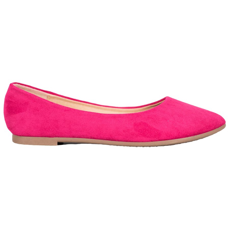 Ballerines classiques en daim VINCEZA rose