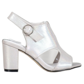 Goodin Sandales Avec Effet Holo argent gris Goodin Sandales Avec Effet Holo argent gris