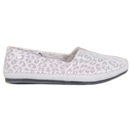 Filippo Slipons à motifs gris Filippo Slipons à motifs gris