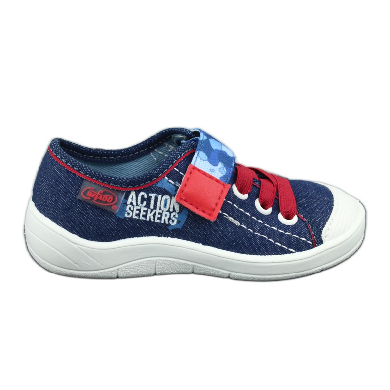 Chaussures enfant Befado 251X101 blanche rouge bleu