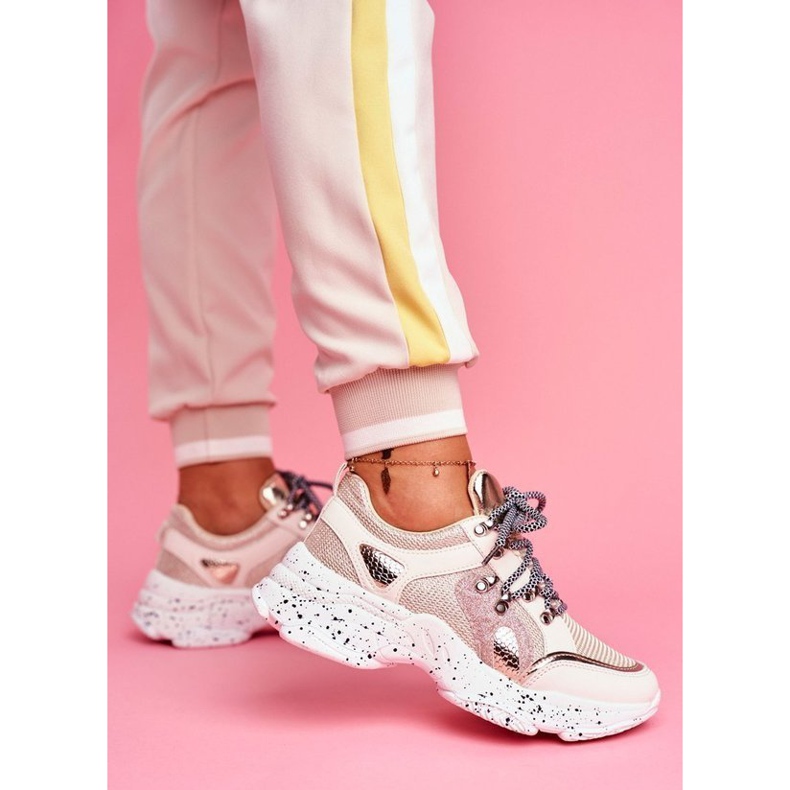 SEA Baskets de sport femme beiges 3189