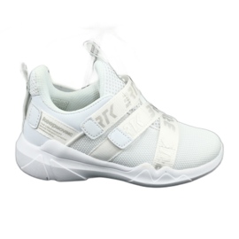 Chaussures de sport Insérer en cuir Bartek 78213 blanc blanche