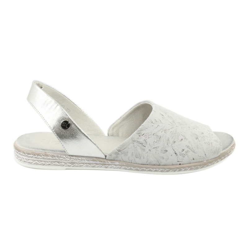 Sandales pour femmes gris / argent Sergio Leone SK030