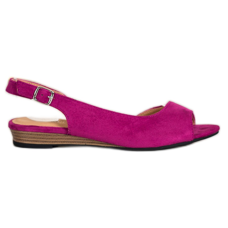 Chaussures confortables en daim VINCEZA violet