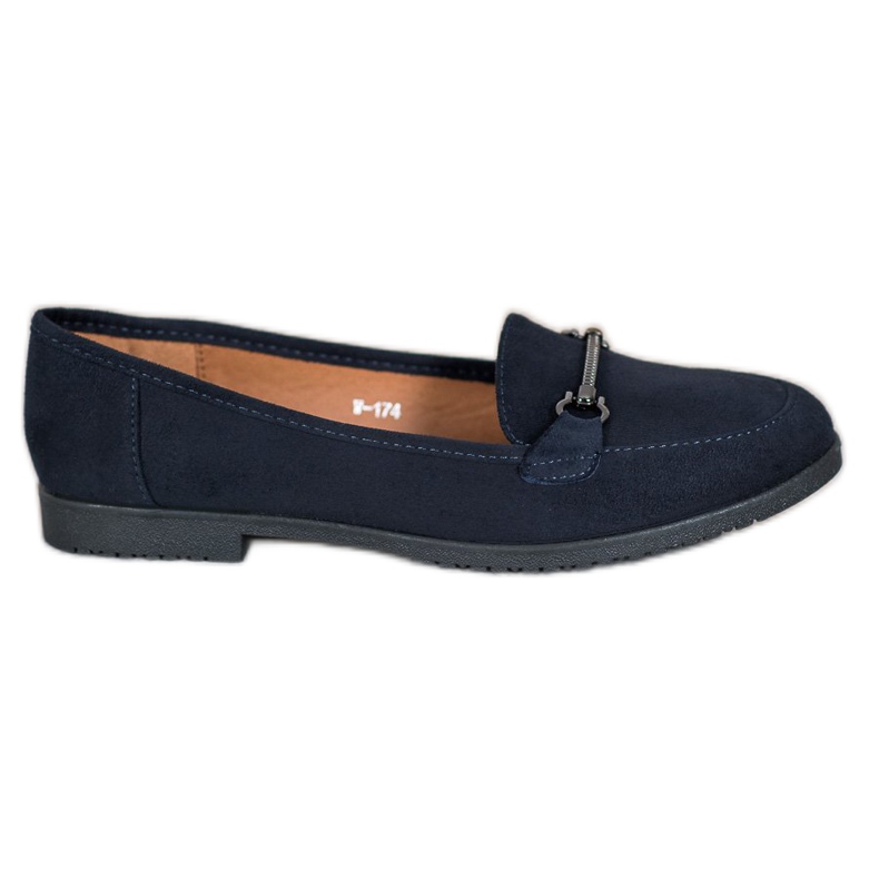 Miss Laura Chaussures en daim bleu marine