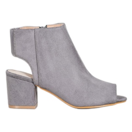 Filippo Bottes à bout ouvert grises Filippo Bottes à bout ouvert grises