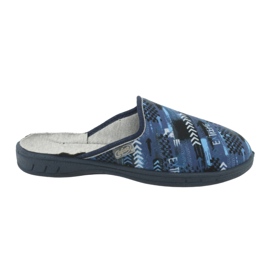 Chaussures enfants colorées Befado 707Y402 bleu marine bleu