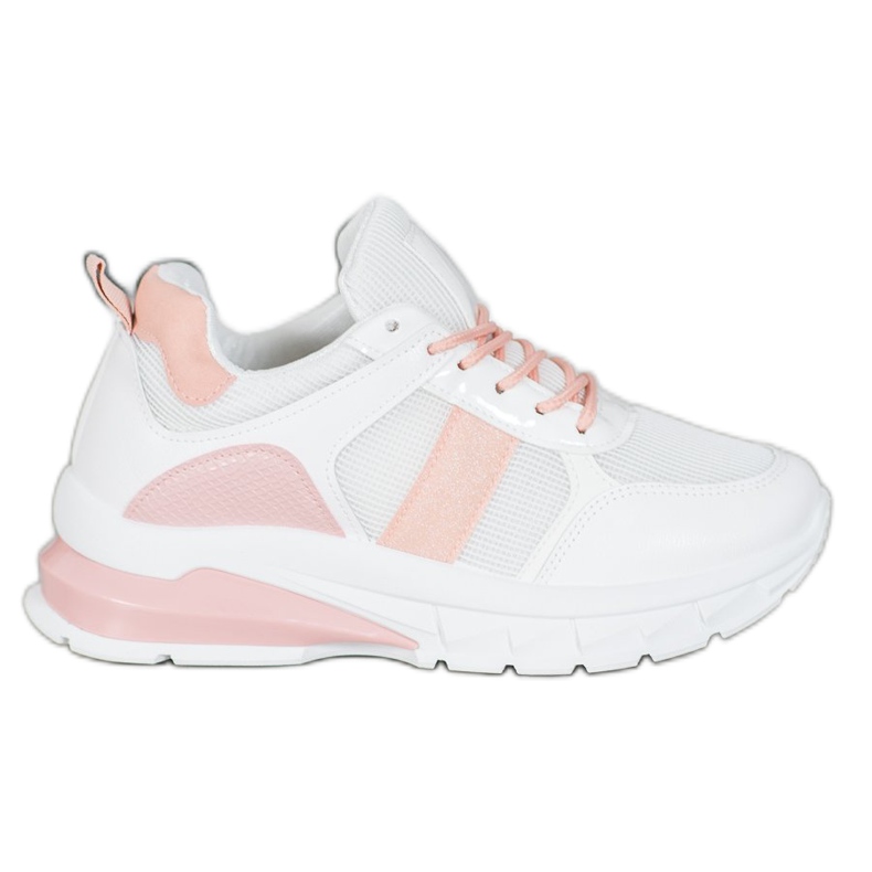 SHELOVET Baskets élégantes avec maille blanche SHELOVET Baskets élégantes avec maille blanche