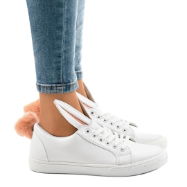 Baskets blanches lapins R110