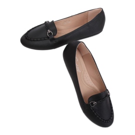 Mocassins femme noirs A8636 Noir