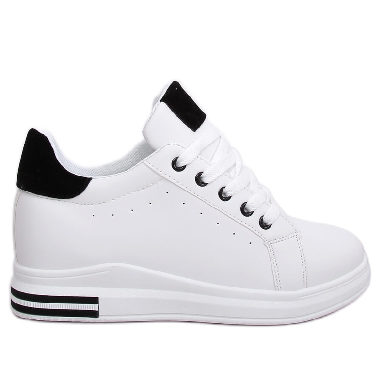 Baskets femme blanches L8035 Blanc