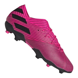 Chaussures de football Adidas Nemeziz 19.1 Fg Jr F99956 , rose violet Chaussures de football Adidas Nemeziz 19.1 Fg Jr F99956 , rose violet