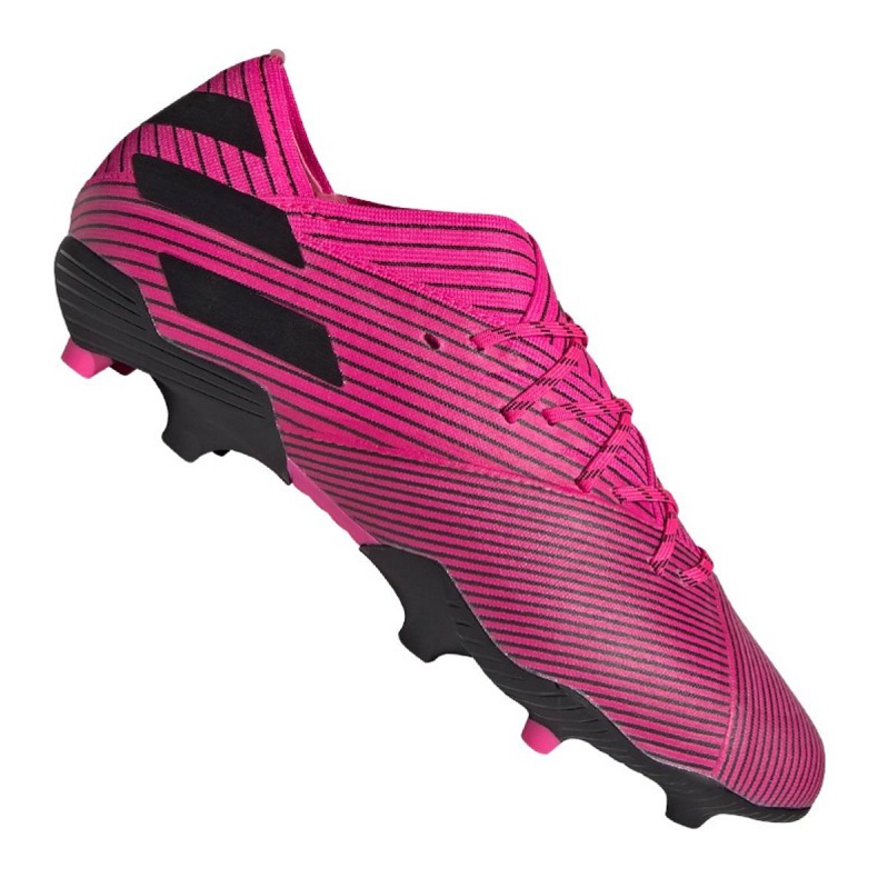 Chaussures de football Adidas Nemeziz 19.1 Fg Jr F99956 , rose violet Chaussures de football Adidas Nemeziz 19.1 Fg Jr F99956 , rose violet
