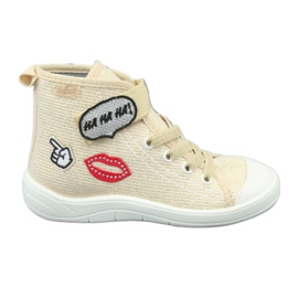 Chaussures enfant Befado 268X069 rouge gris jaune