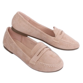 Mocassins femme beiges 3900 Beige