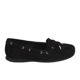 Mocassins femme noirs RQ-1 Noir le noir