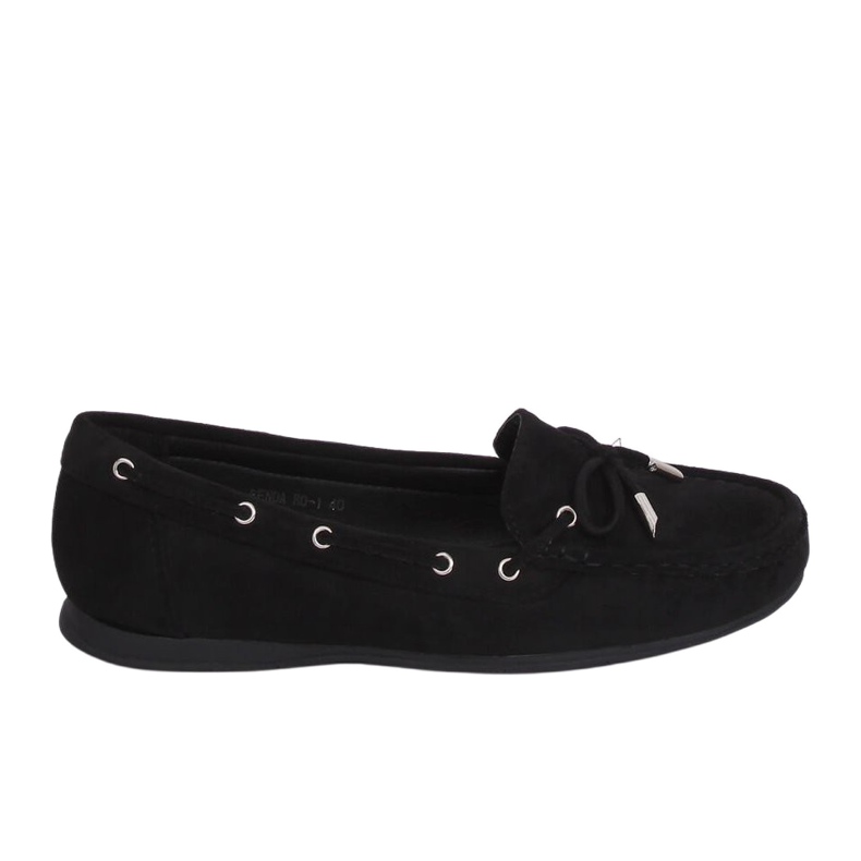 Mocassins femme noirs RQ-1 Noir le noir