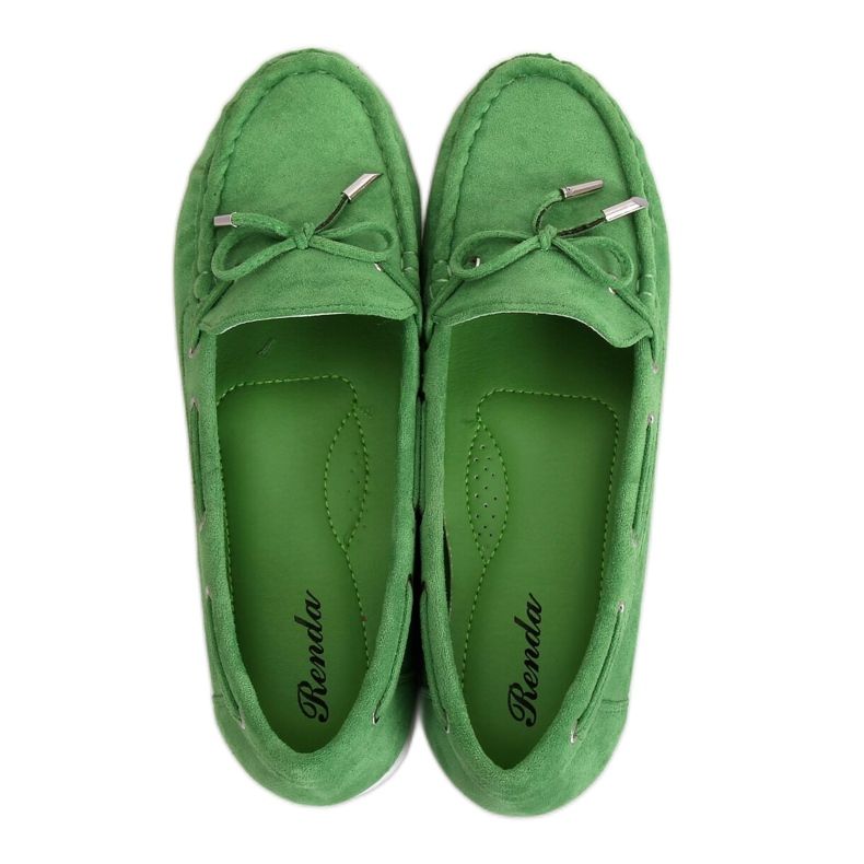 Vert Mocassins femme RQ-1 Vert