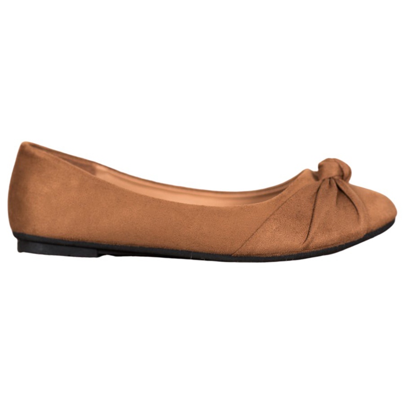 Clowse Ballerines confortables en daim brun