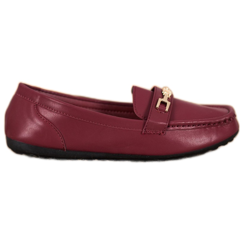 Fama Mocassins bordeaux élégants rouge multicolore Fama Mocassins bordeaux élégants rouge multicolore