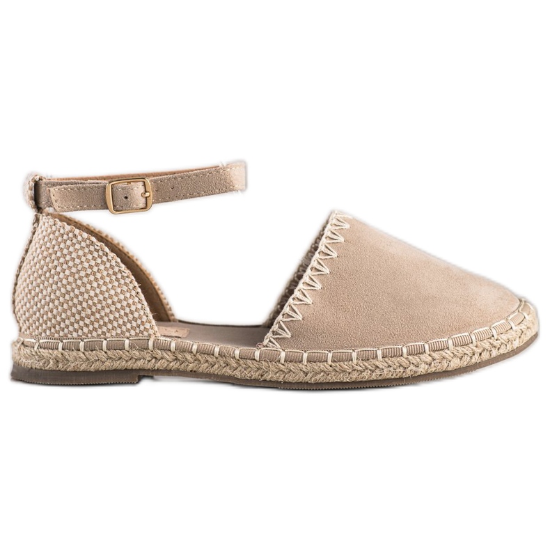 Goodin Espadrilles Beiges En Daim