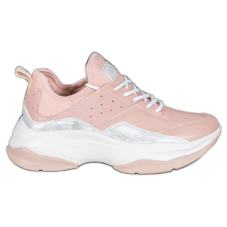 Kylie Baskets confortables sur la plate-forme rose gris Kylie Baskets confortables sur la plate-forme rose gris
