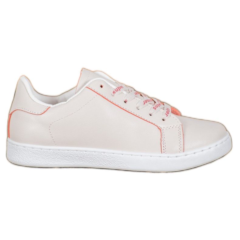 SHELOVET Super chaussures de sport brun orange