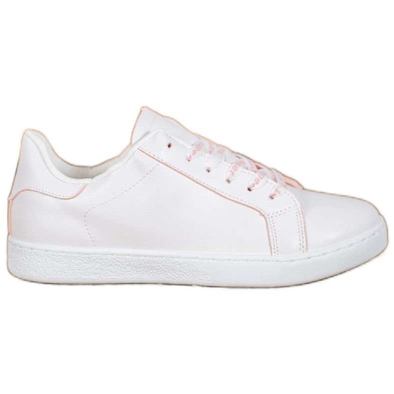 SHELOVET Super chaussures de sport blanche rose