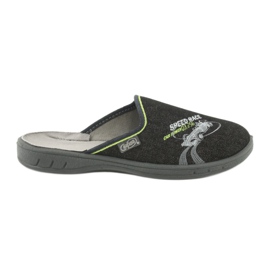 Chaussures enfants colorées Befado 707Y405 le noir gris vert