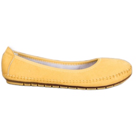 Kylie Ballerines classiques jaune