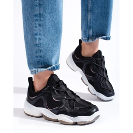 Kylie Baskets noires élégantes