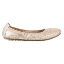 Kylie Ballerines classiques d'or