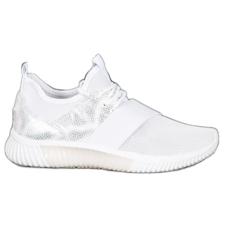 SHELOVET Chaussures de sport avec élastique blanche SHELOVET Chaussures de sport avec élastique blanche