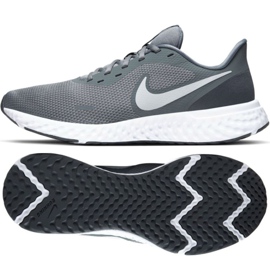 Nike Révolution 5 M BQ3204 005 gris