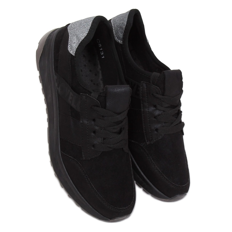 Chaussures de sport noires C8131 Negro le noir