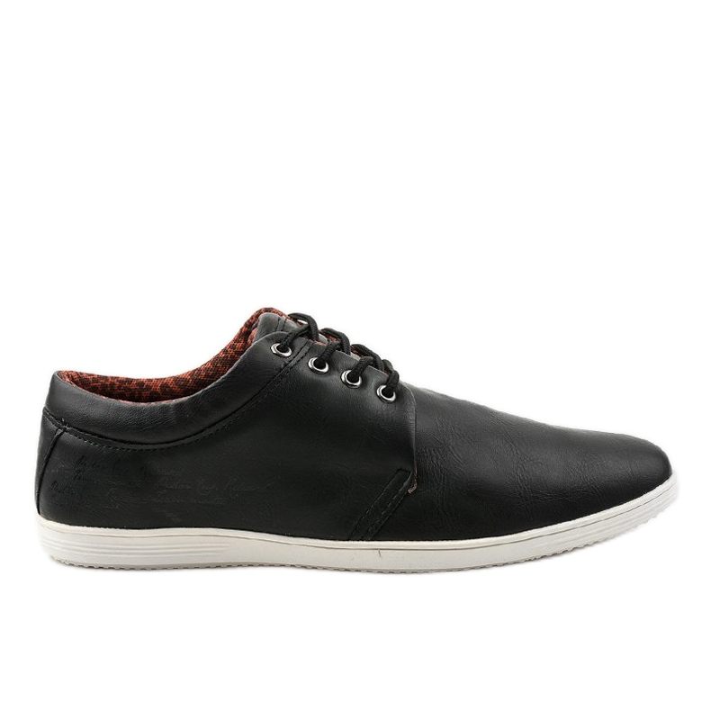 Chaussures décontractées noires pour hommes SD5321-4 le noir