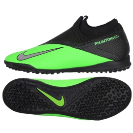 Nike Phantom Vsn 2 Academy Df Tf M CD4172 306 chaussure de football multicolore le noir