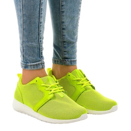 Chaussures de sport pour femmes vertes Z105 Chaussures de sport pour femmes vertes Z105