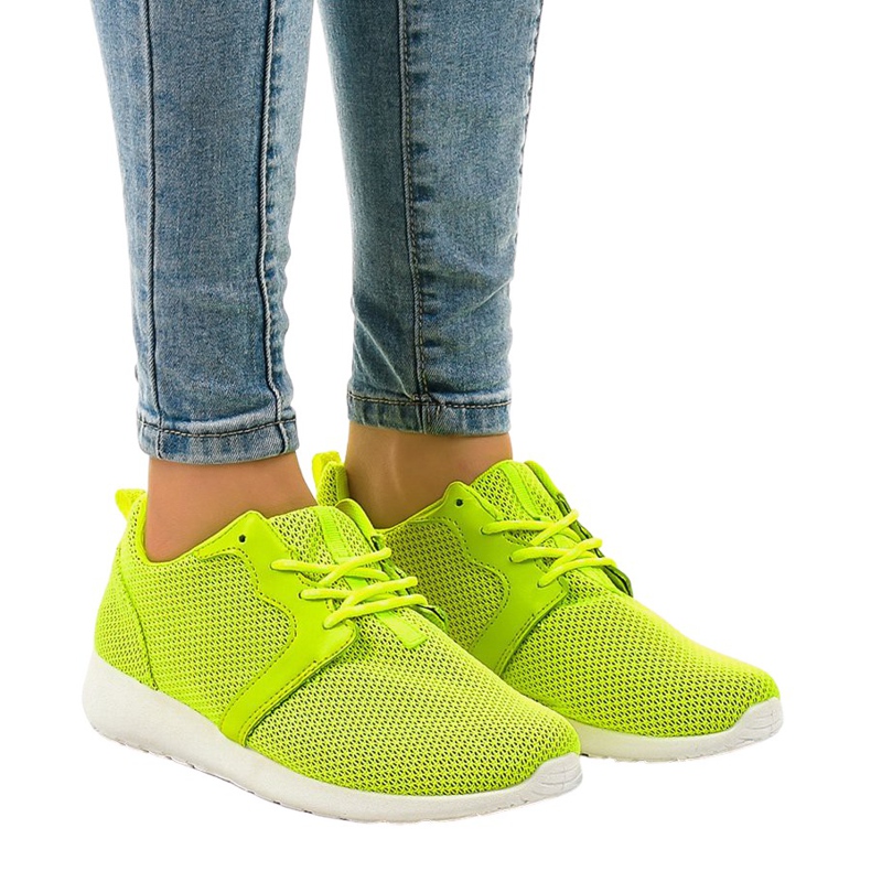 Chaussures de sport pour femmes vertes Z105 Chaussures de sport pour femmes vertes Z105