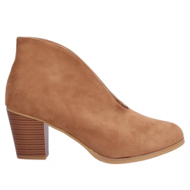 Boots transitionnelles à fente camel NS128P Camel brun
